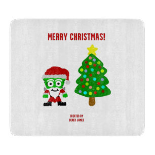 Christmas FrankenCheese Cutting Board