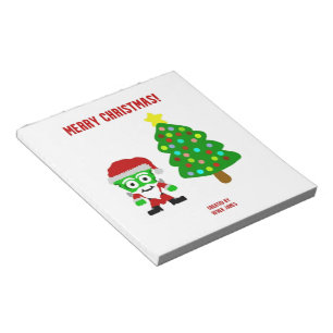 Christmas FrankenCheese Notepad (14 cm x 15.2 cm)