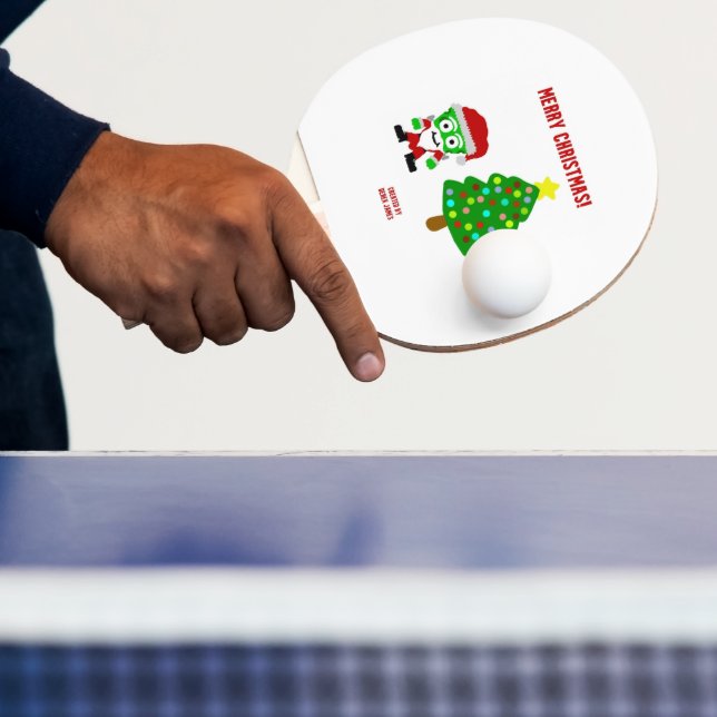 Christmas FrankenCheese Ping Pong Paddle (Insitu)