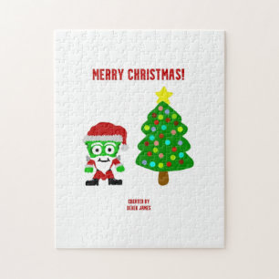 Christmas FrankenCheese Puzzle 28 cm x 35.5 cm