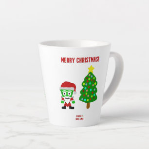 Christmas FrankenCheese Small Latte Mug