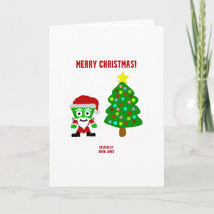 Christmas FrankenCheese Standard Greeting Card