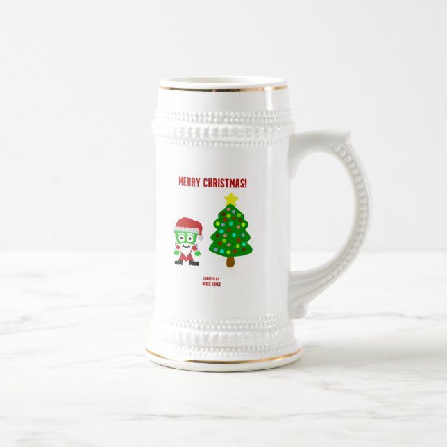 Christmas FrankenCheese Stein Mug (Right)