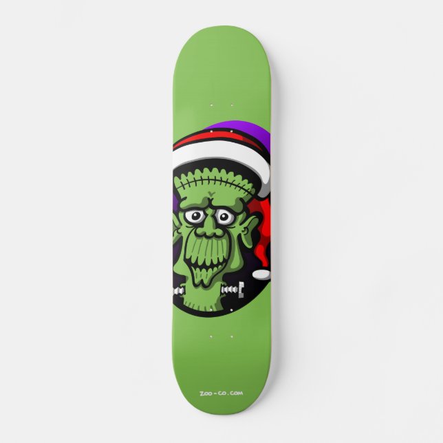 Christmas Frankenstein Skateboard (Front)