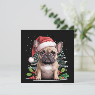 Christmas French Bulldog Lover Dog Mom Funny Holiday Card
