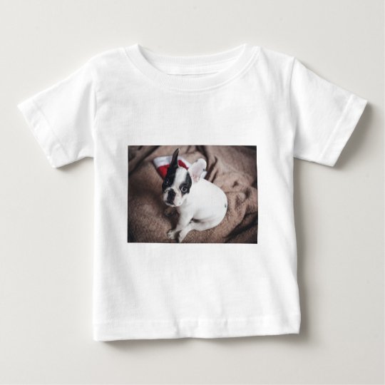 Christmas Frenchie Baby T-Shirt