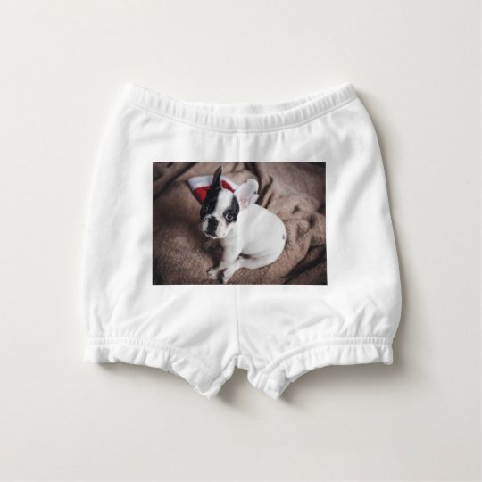 Christmas Frenchie Diaper Cover