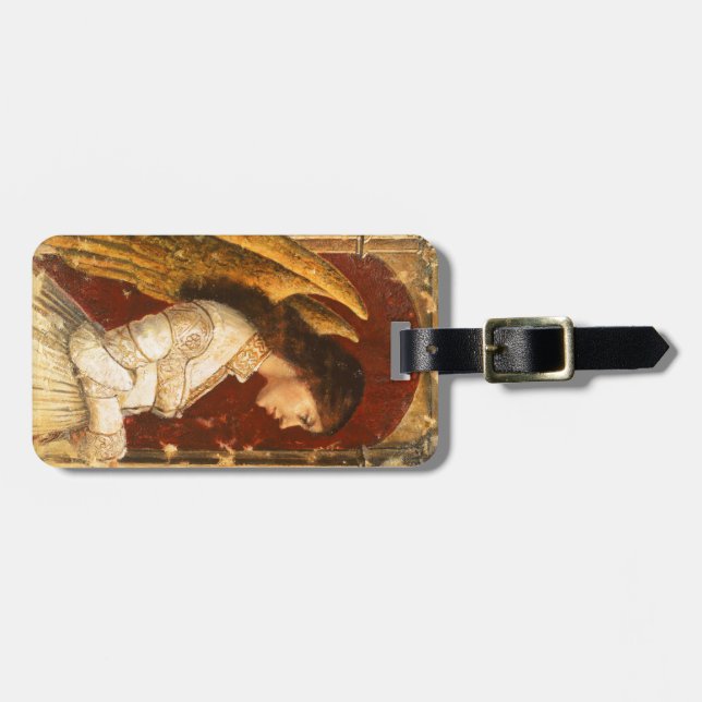 Christmas Fresco Angel Luggage Tag (Front Horizontal)