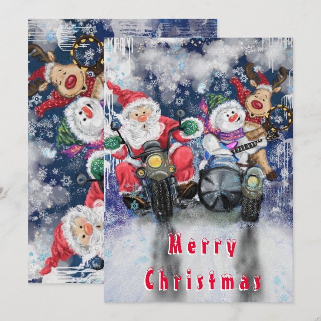 Christmas Friends Funny Card (Front/Back)