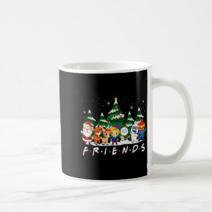 Christmas Friends Santa Rudolph Snowman Xmas Famil Coffee Mug