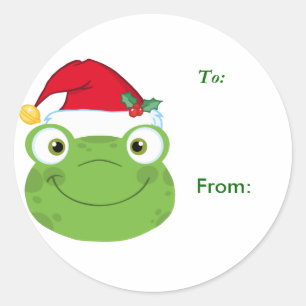 Christmas Frog Gift Tags