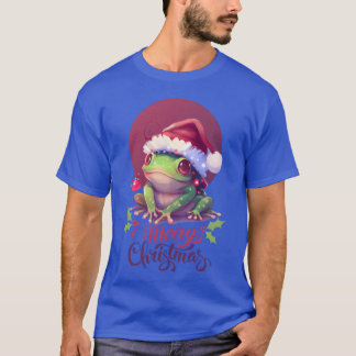 Christmas Frog girl T-Shirt
