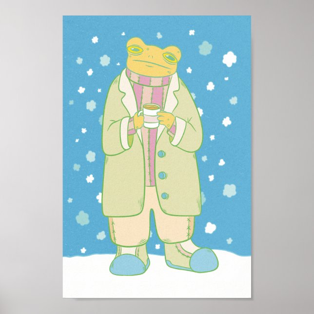 Christmas Frog Poster (Front)