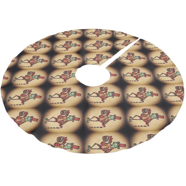 Christmas Frog Tree Skirt (Angled)