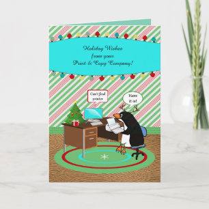 Christmas from Copier and Printer Sales & Service. Holiday Card