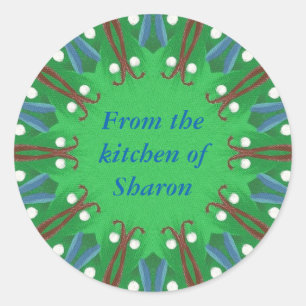 Christmas From the Kitchen of Personalized Sticker