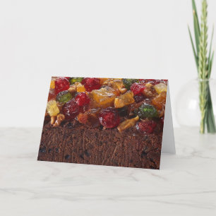 Christmas Fruit Cake Holiday Card