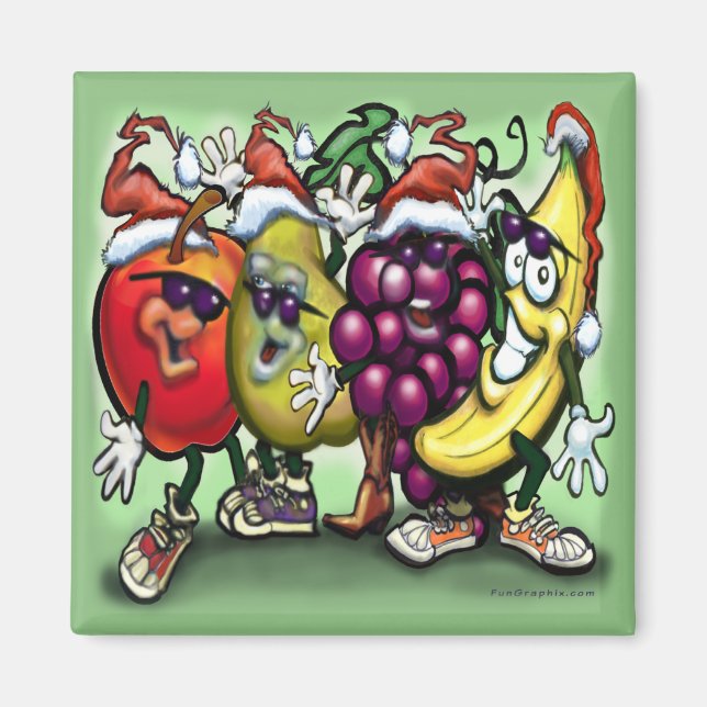 Christmas Fruit Magnet (Front)