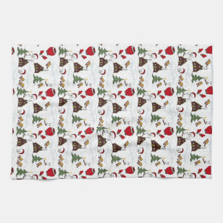 Christmas fun design kitchen towel