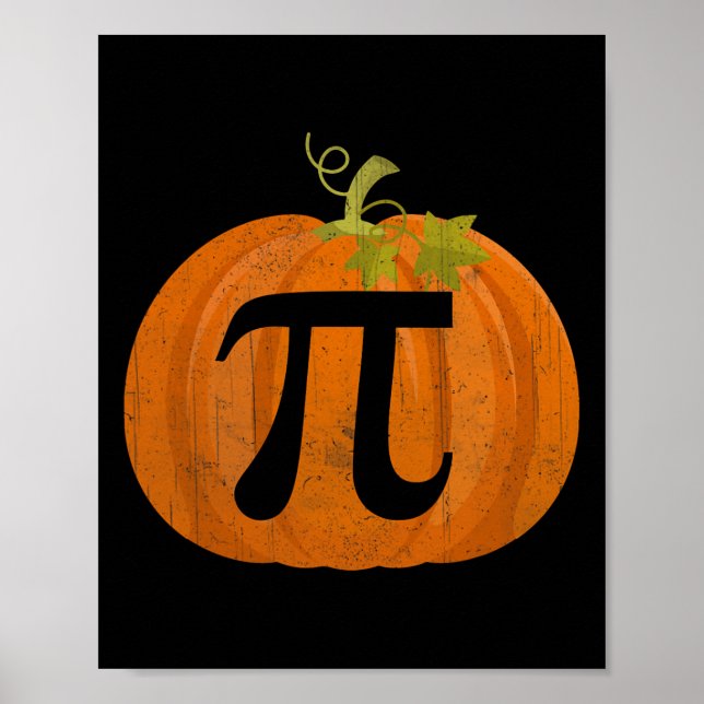 Christmas - Fun Math Geeks Math Pumpkin Pie  Poster (Front)
