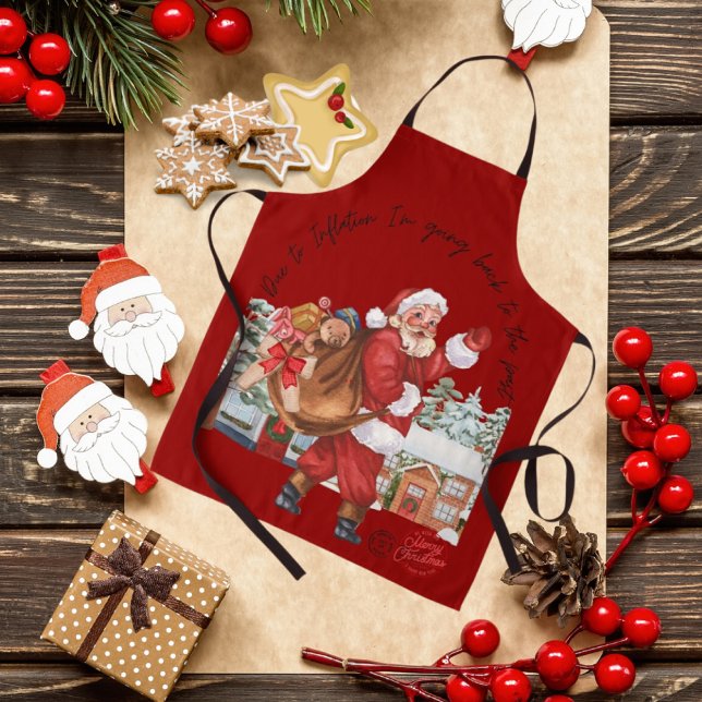 Christmas funny apron gifts (Creator Uploaded)