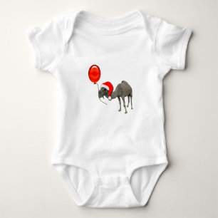 Christmas Funny Camel Santa Hump Day Baby Bodysuit