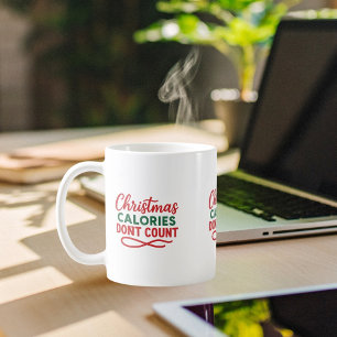Christmas funny diet coffee mug
