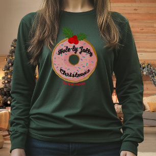 Christmas Funny Doughnut Wreath Personalize T-Shirt