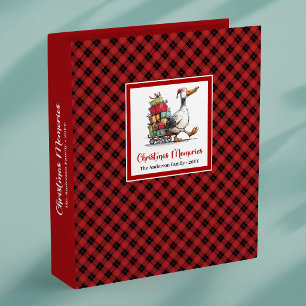 Christmas Funny Goose Playful Memory Album Book Binder