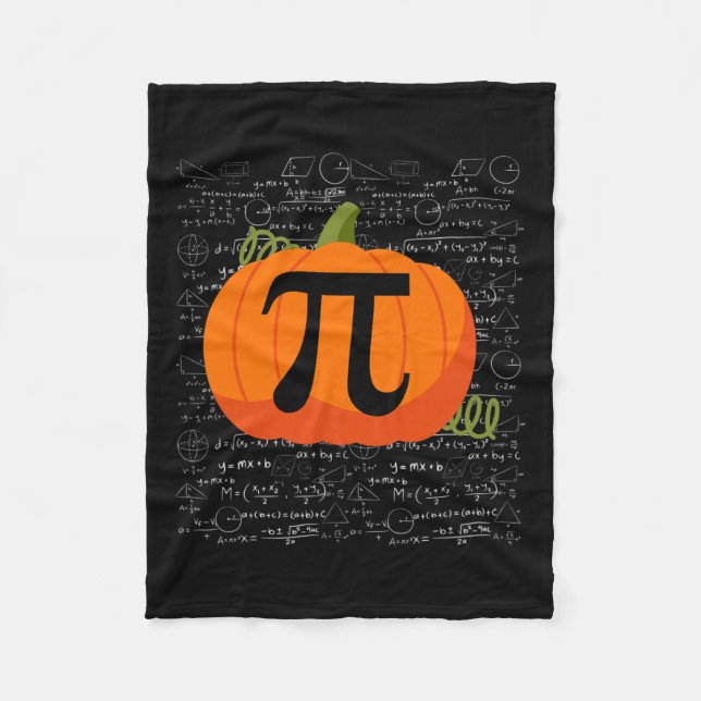Christmas Funny Pyjamas Xmas Geek Math Turkey Pump Fleece Blanket (Front)