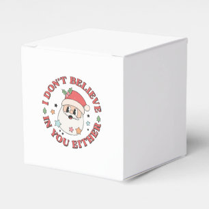 Christmas Funny Santa  Favor Box