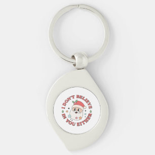 Christmas Funny Santa  Keychain