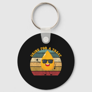 Christmas Funny Santa Skeleton Dabbing Halloween C Keychain