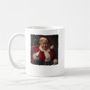 Christmas Funny Trump Santa Claus Retro Vintage Coffee Mug