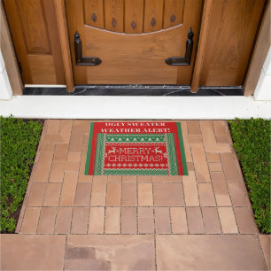 Christmas funny Ugly Sweater Doormat Welcome mat