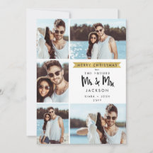 Christmas Future Mr and Mrs Save The Date 5 Photo