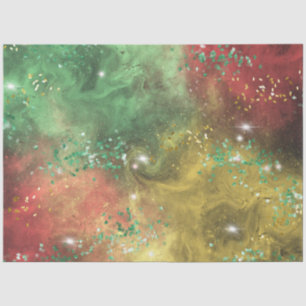 Christmas Galaxy Glitter Series Design 6 Tissue Paper