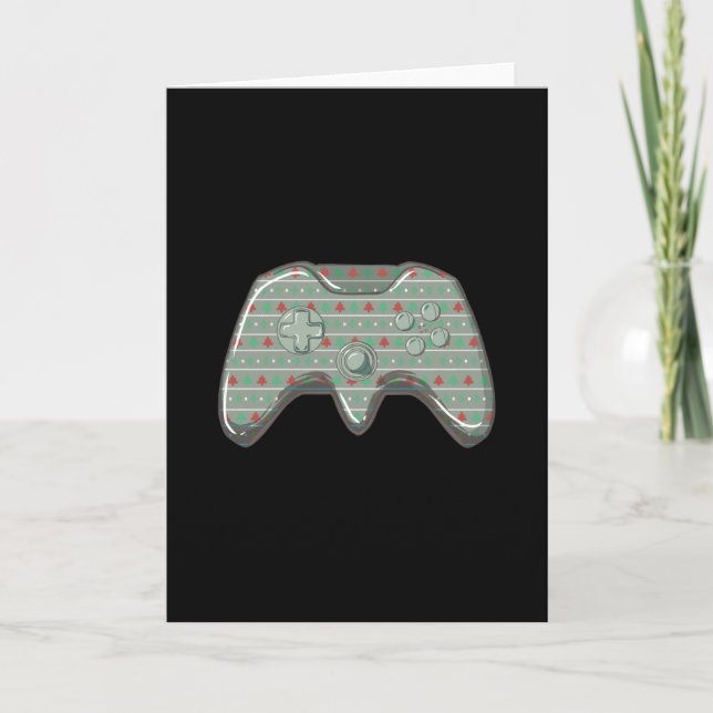 Christmas Game Controller Card (Front)