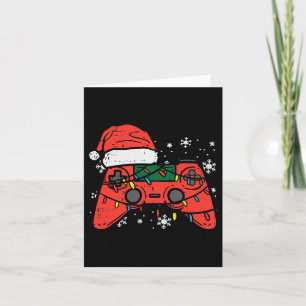 Christmas Gamer Controller Xmas Boys Kids Youth Me Card