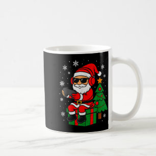 Christmas Gamer Retro Santa Funny Xmas Gaming Men Coffee Mug