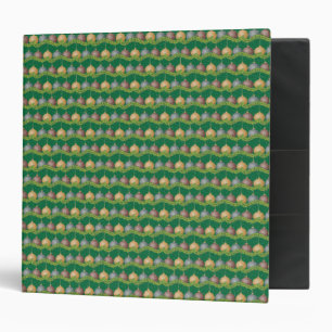 Christmas garland and ornaments holiday pattern binder