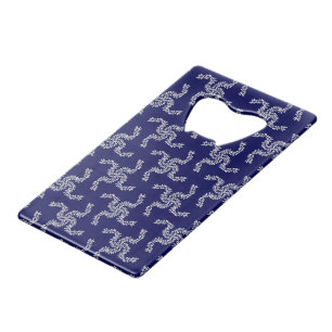 Christmas Garland Blue, Christmas Decoration, Xmas Credit Card Bottle Opener