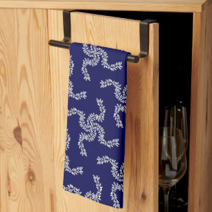 Christmas Garland Blue, Christmas Decoration, Xmas Kitchen Towel