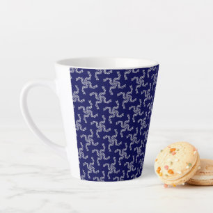 Christmas Garland Blue, Christmas Decoration, Xmas Latte Mug