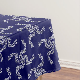 Christmas Garland Blue, Christmas Decoration, Xmas Tablecloth