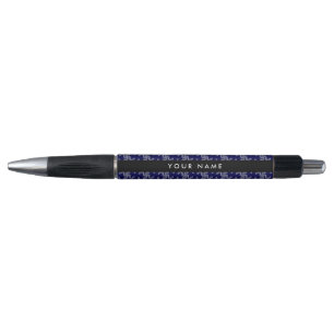 Christmas Garland, Blue, Your name, Personalize Pen
