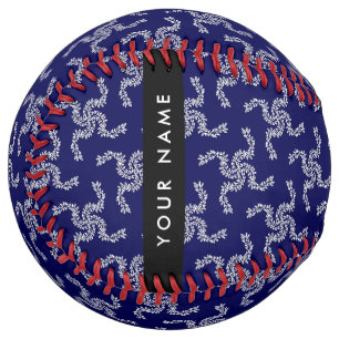 Christmas Garland, Blue, Your name, Personalize Softball