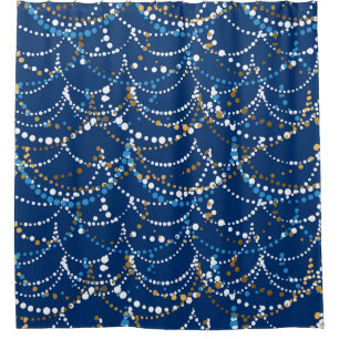 Christmas garland: festive seamless pattern