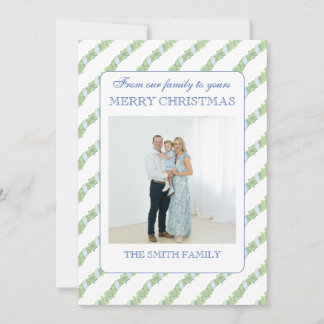 Christmas Garland Grandmillenial Photo Holiday Card