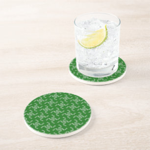 Christmas Garland Green, Christmas Decoration Coaster